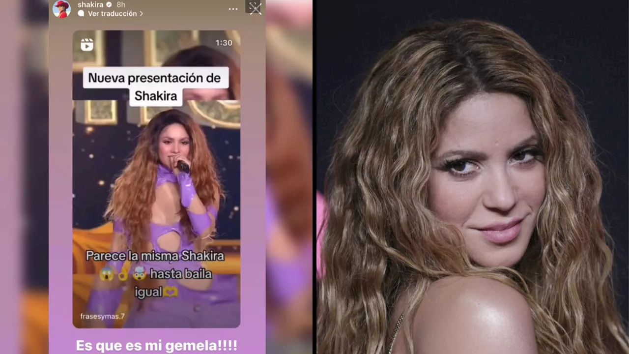 VIDEO. «Es mi gemela», Shakira alabó a su imitadora del programa ‘Yo Me Llamo’ Andrea Correa