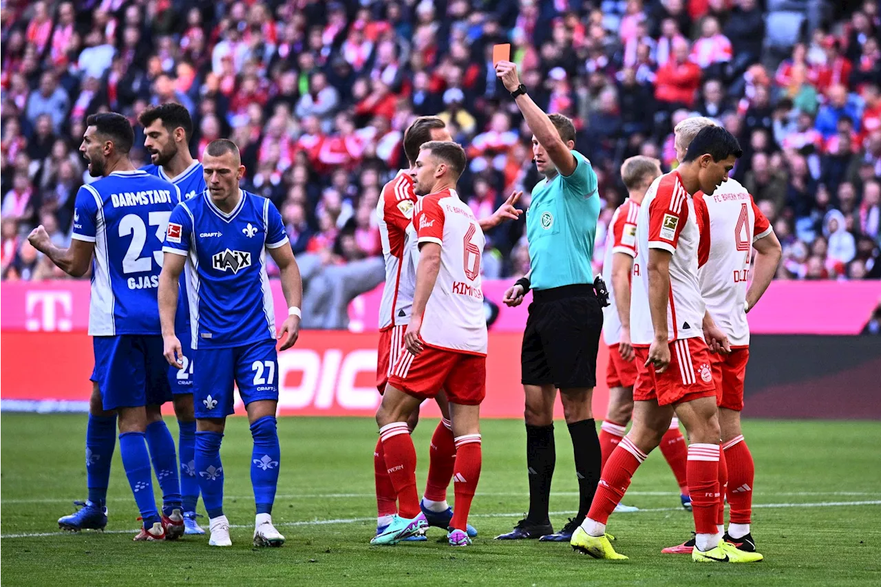 Kimmich nach Platzverweis gegen Darmstadt gesperrt