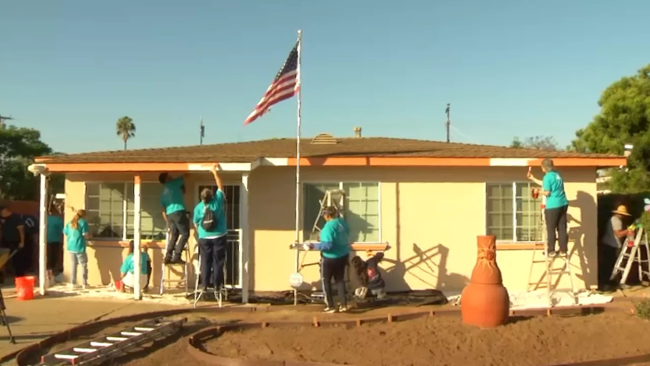 Chula Vista volunteers revamp homes for free during ‘Christmas in October' event