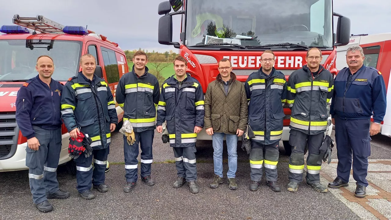 Fünf Feuerwehren im Übungseinsatz