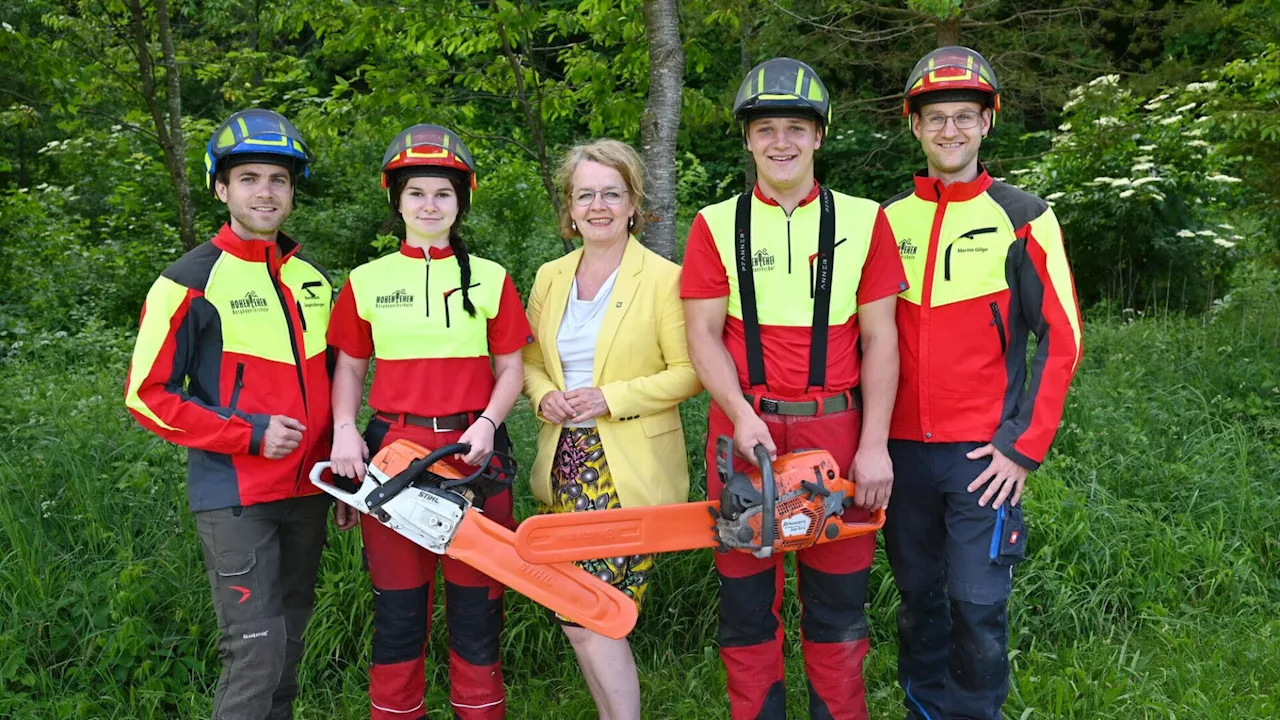 Hollenstein: LFS Hohenlehen stellt Weichen für Wald der Zukunft