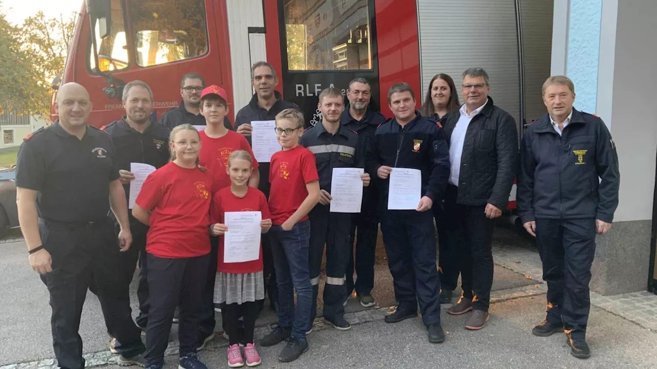 Weistracher Feuerwehren gründeten Jugendgruppen