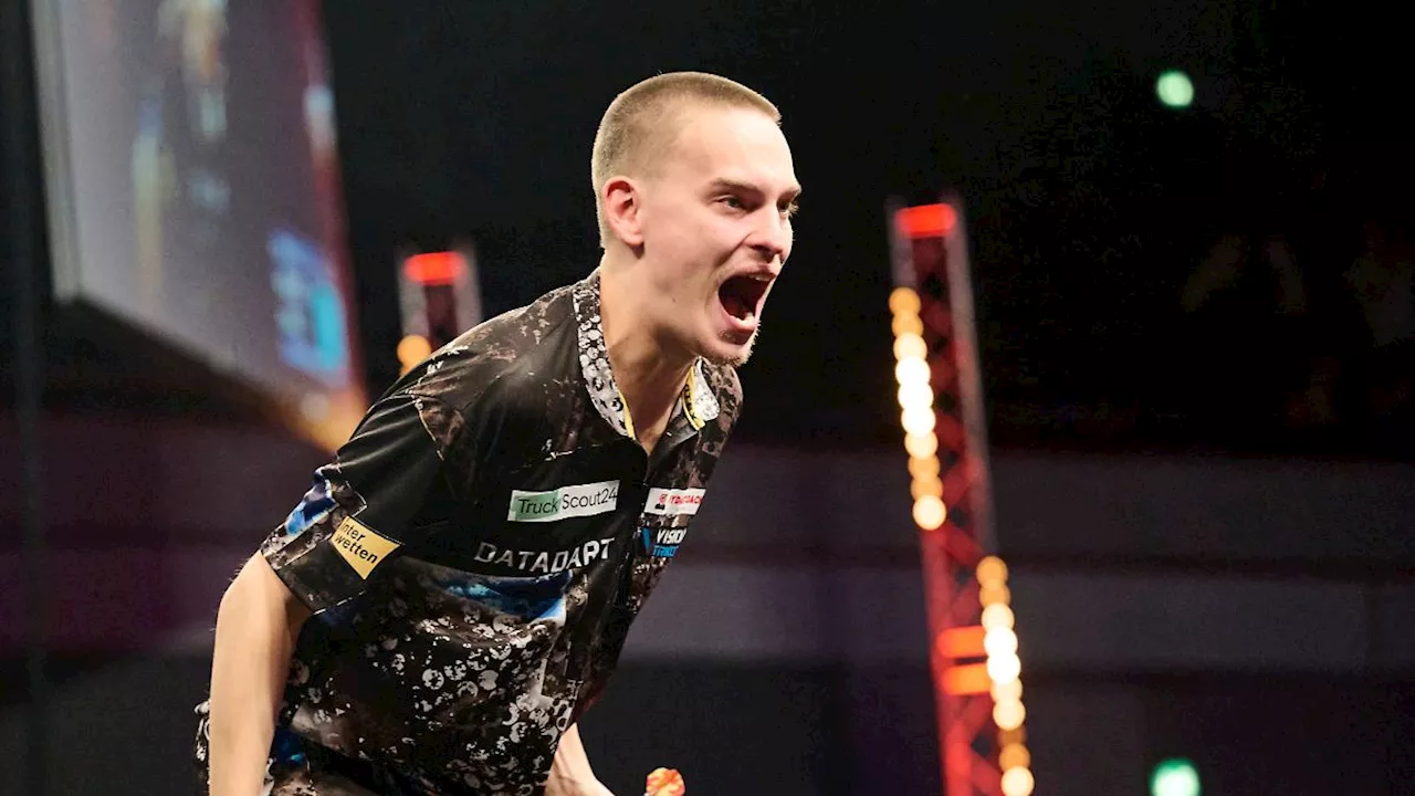 Debütant Pietreczko besiegt Darts-Titelverteidiger Smith