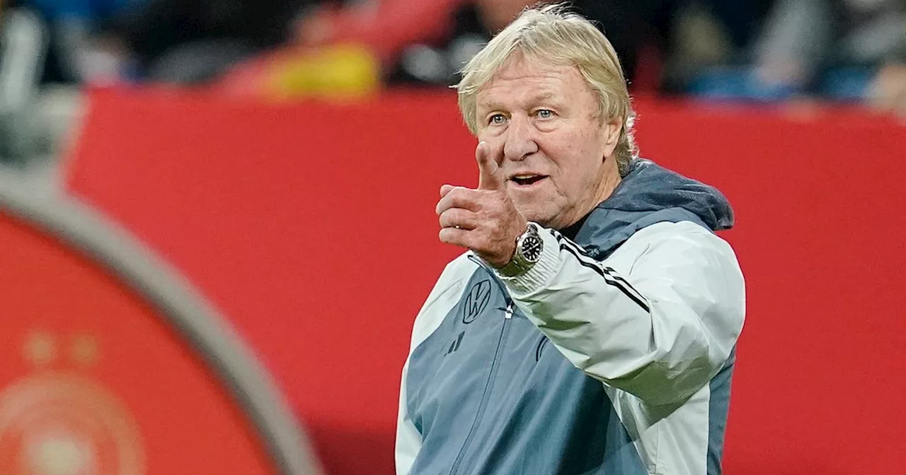 Hrubesch kritisiert trotz 5:1-Sieg die Leistung des deutschen Frauenfußballteams