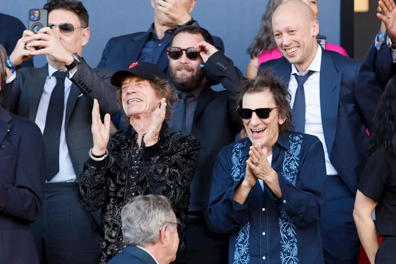 Mick Jagger and Ronnie Wood attend ‘El Clasico’ Spanish football clash