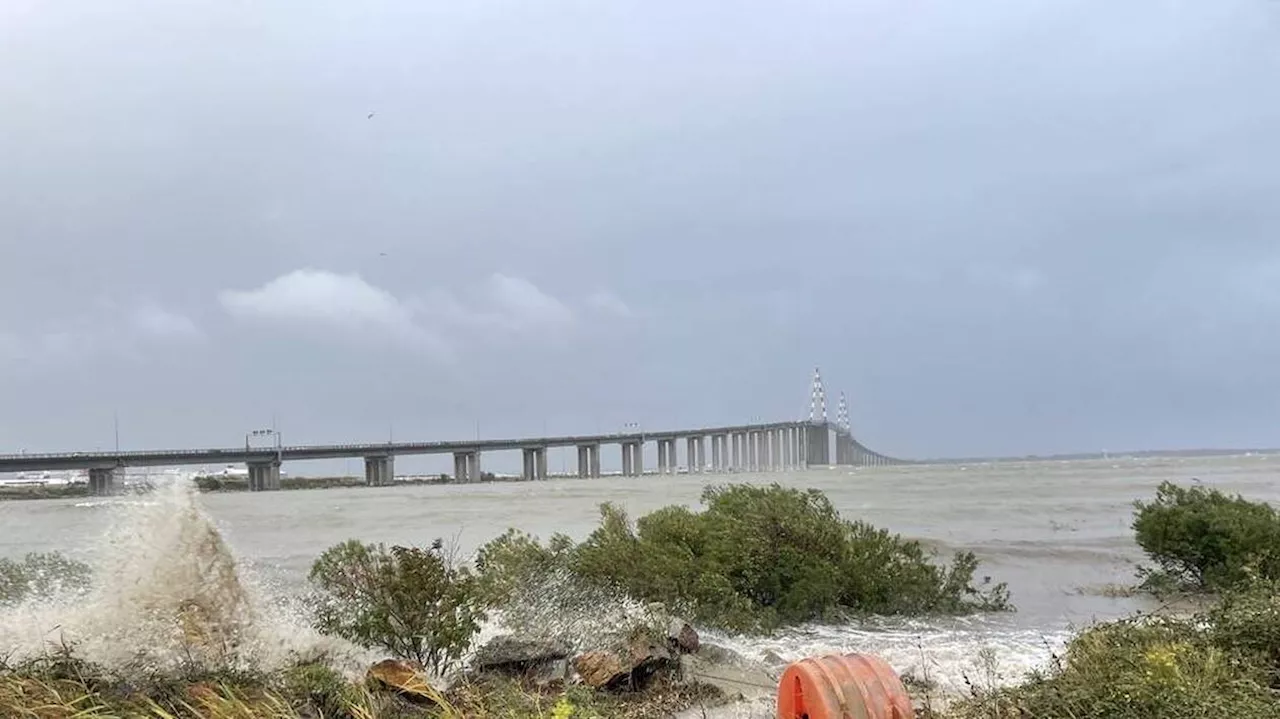 Fermeture du pont de Saint-Nazaire à cause des rafales de vent