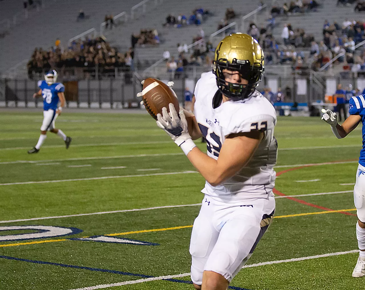 Bishop McDevitt overcomes slow start to take down Lower Dauphin and complete 10-0 regular season