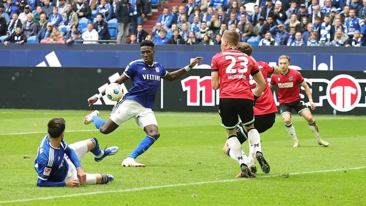 Schalke 04 gewinnt gegen Hannover 96