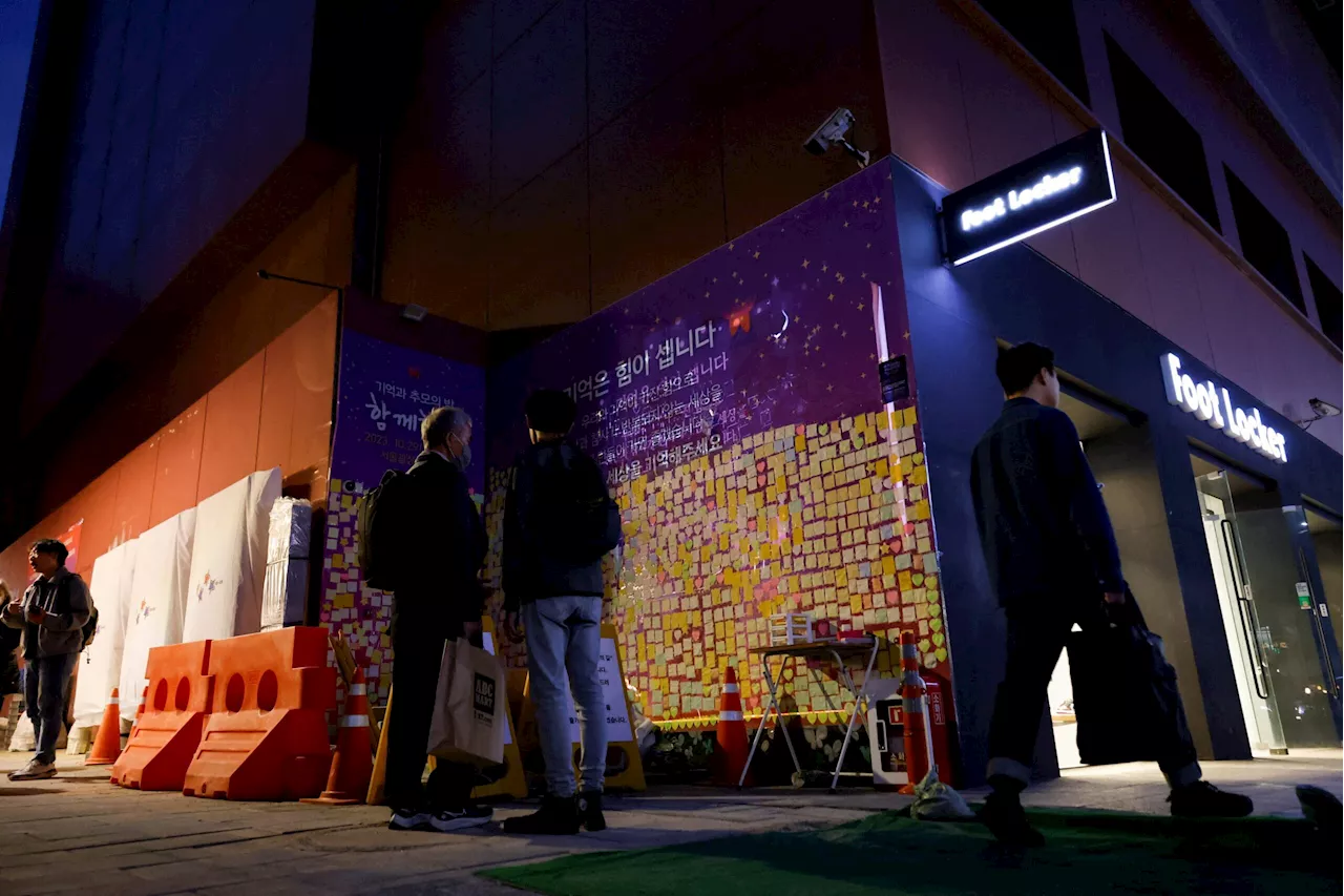 South Korean night-life district mourns dead a year after Halloween crush