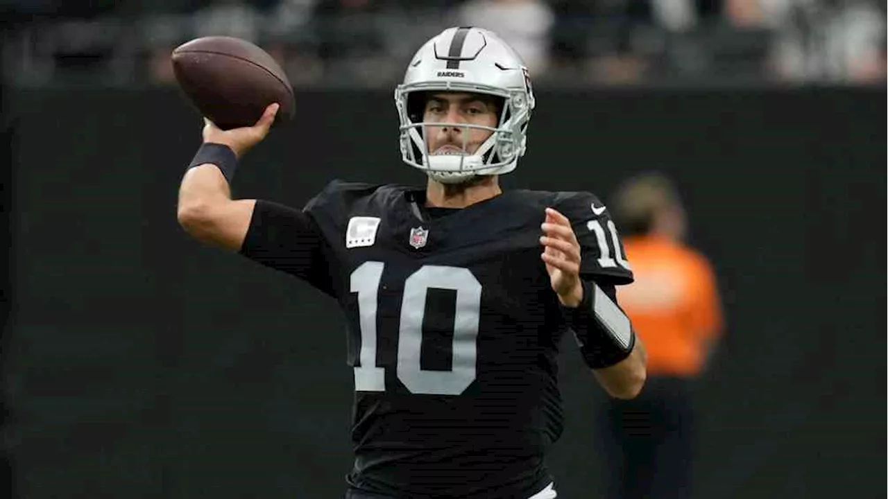 NFL: Garoppolo recibió permiso para volver con los Raiders ante los Lions de Detroit