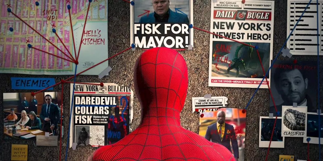 Spider-Man Investigates Kingpin, Daredevil, Punisher & More In Extremely Detailed Spider-Man 4 Fan Poster