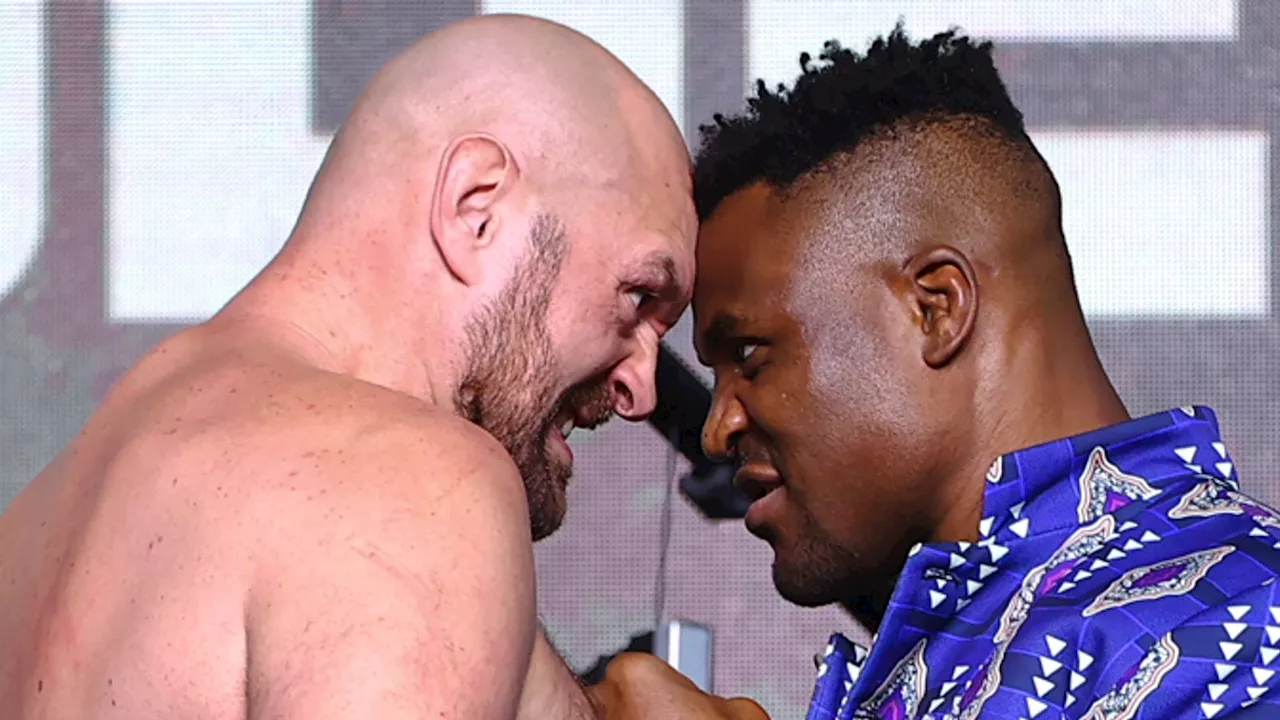 Tyson Fury dismisses chances of Francis Ngannou causing an upset in boxing debut