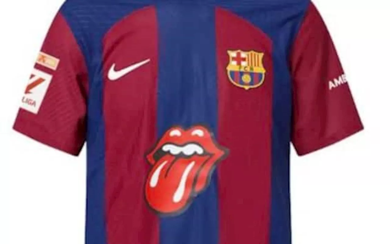 Barcellona-Real Madrid: Rolling Stones sponsor, sold out le maglie