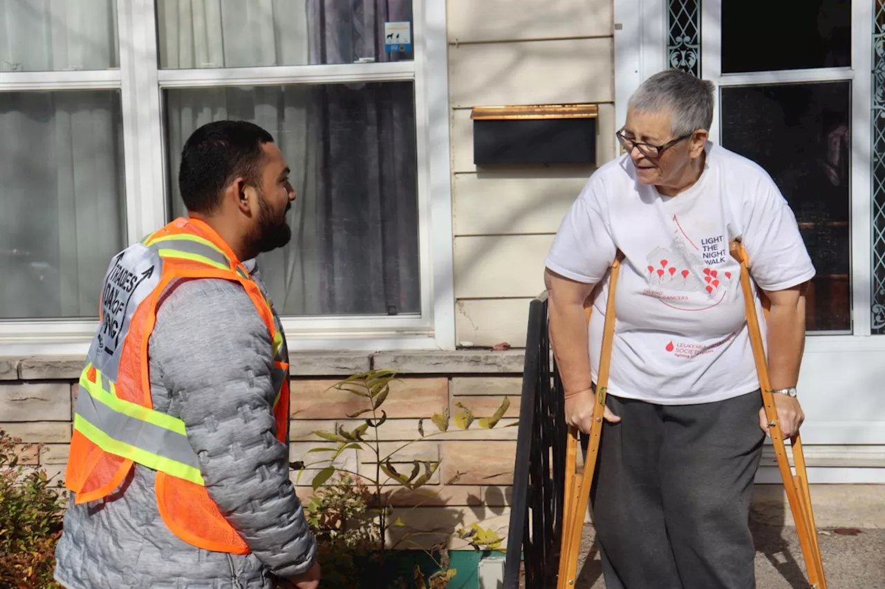 Sault College Students Help Seniors with Yard Maintenance