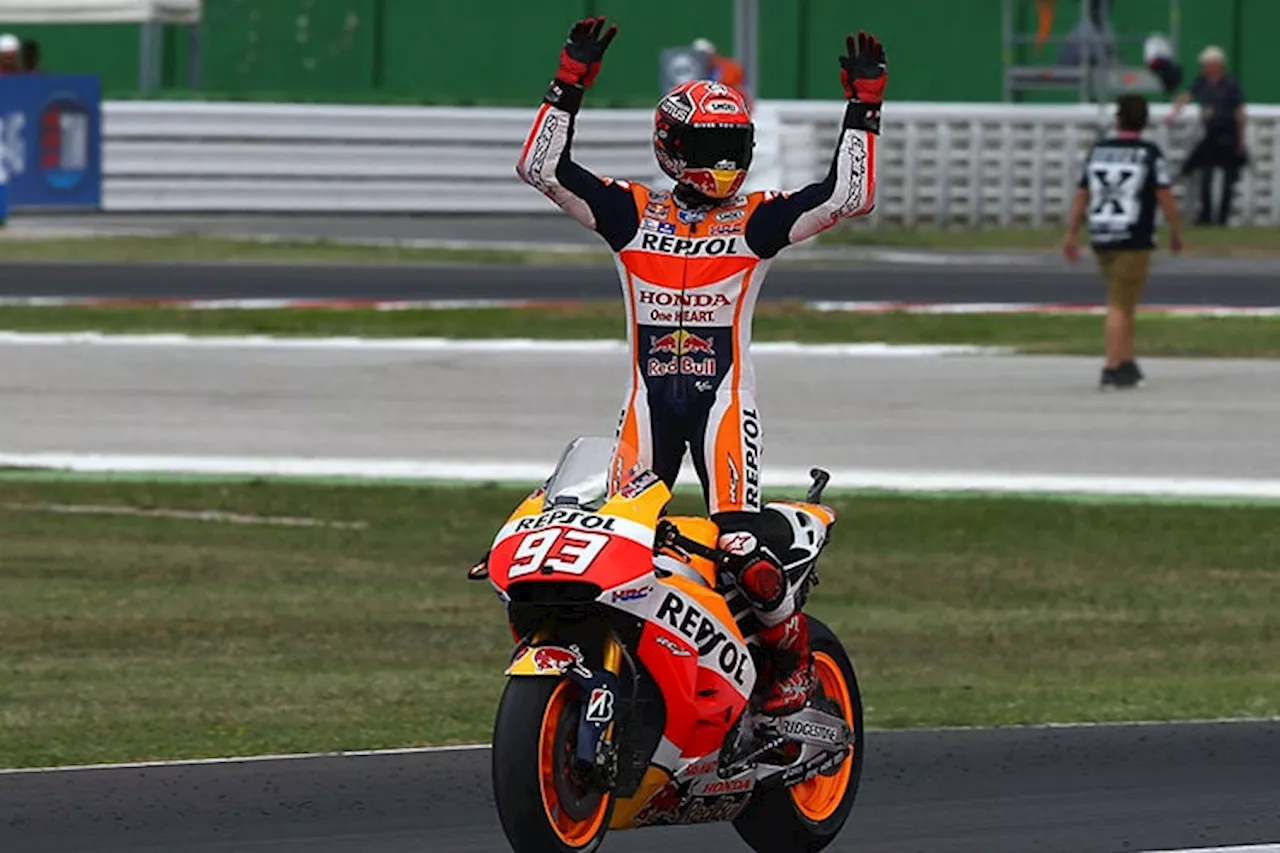 Márquez gewinnt MotoGP-Rennen in Misano trotz wechselhaftem Wetter