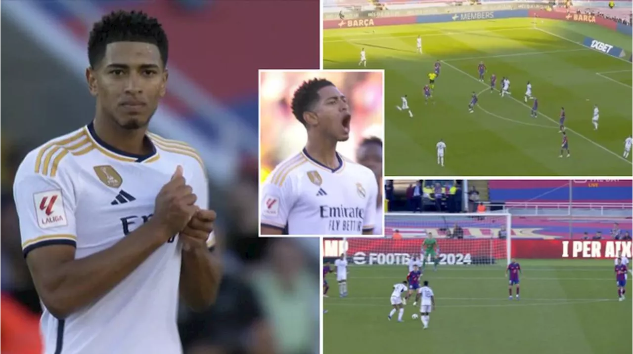 Jude Bellingham scores stunning equaliser for Real Madrid vs Barcelona, he is inevitable