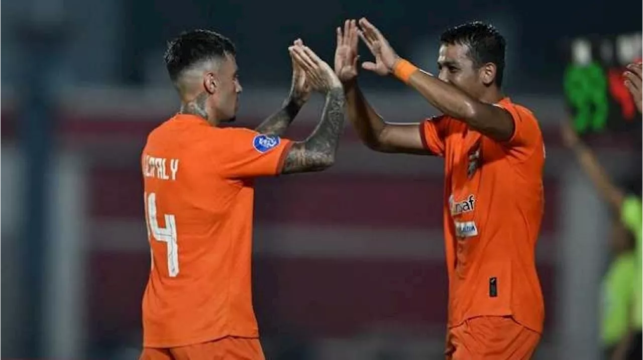 Hasil BRI Liga 1: Stefano Lilipaly Hattrick, Borneo FC Lumat Dewa United 3-1