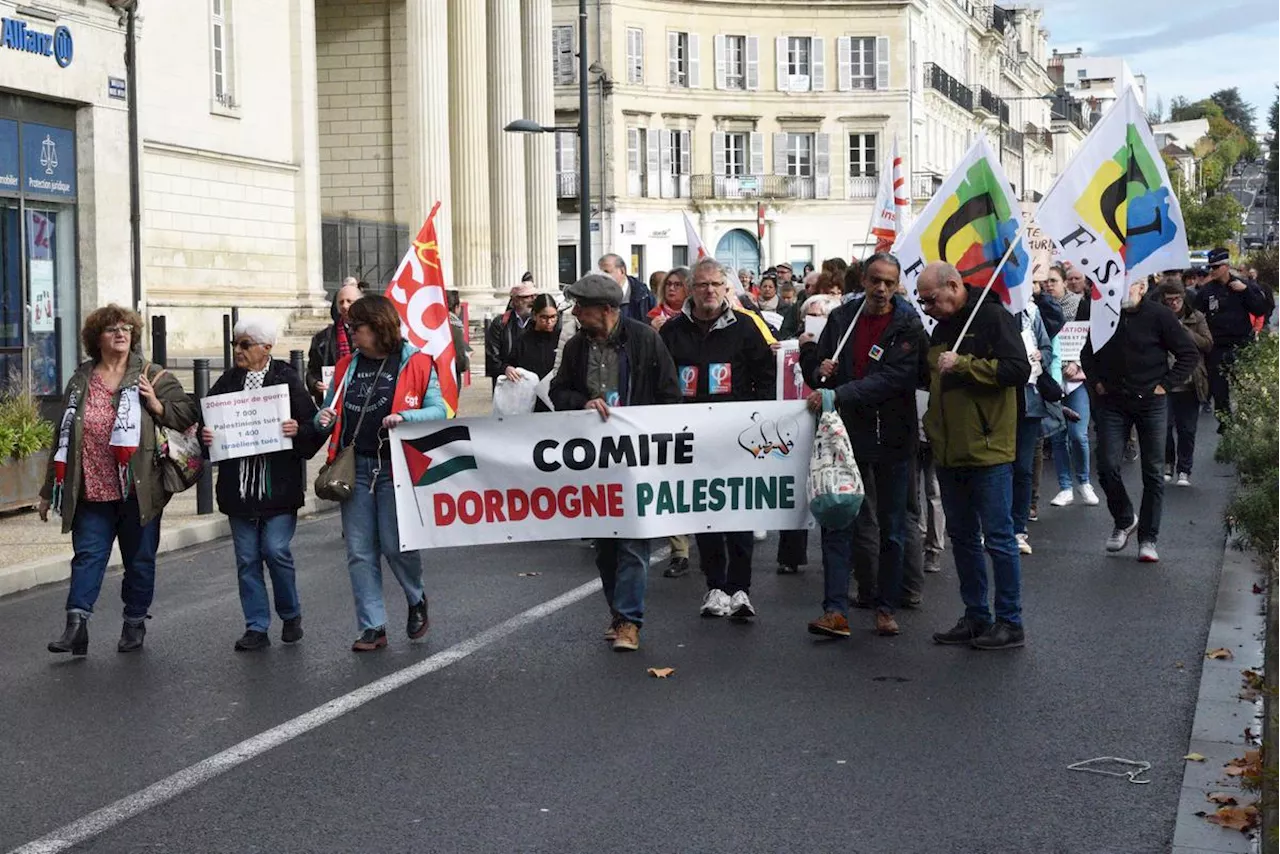 Guerre Israël-Hamas : manifestation pour la paix à Périgueux