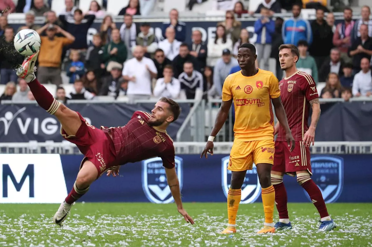 Les Girondins de Bordeaux en difficulté après un match animé contre Rodez