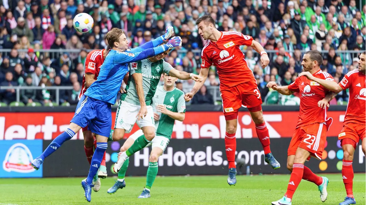 Union Berlin verliert mit 0:2 gegen Werder Bremen