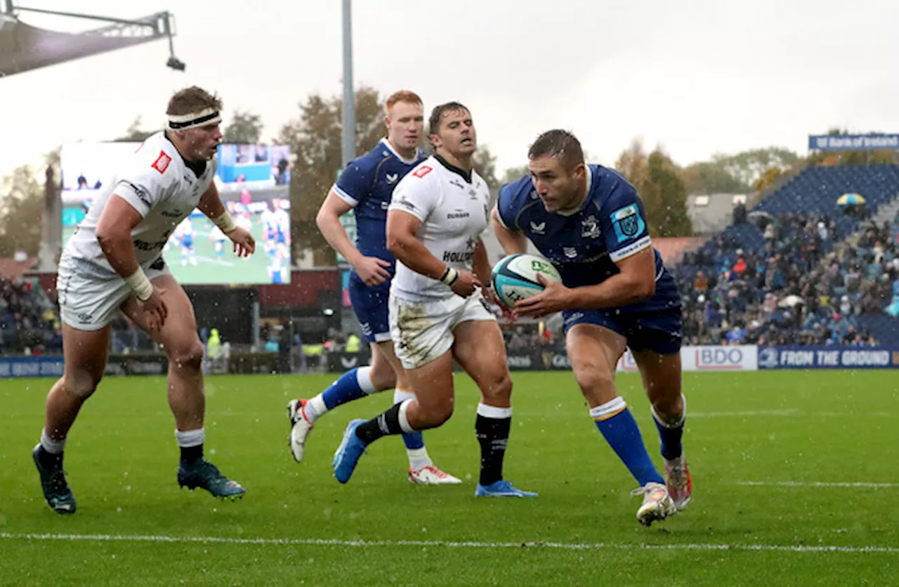 Leinster power to bonus-point win against Sharks