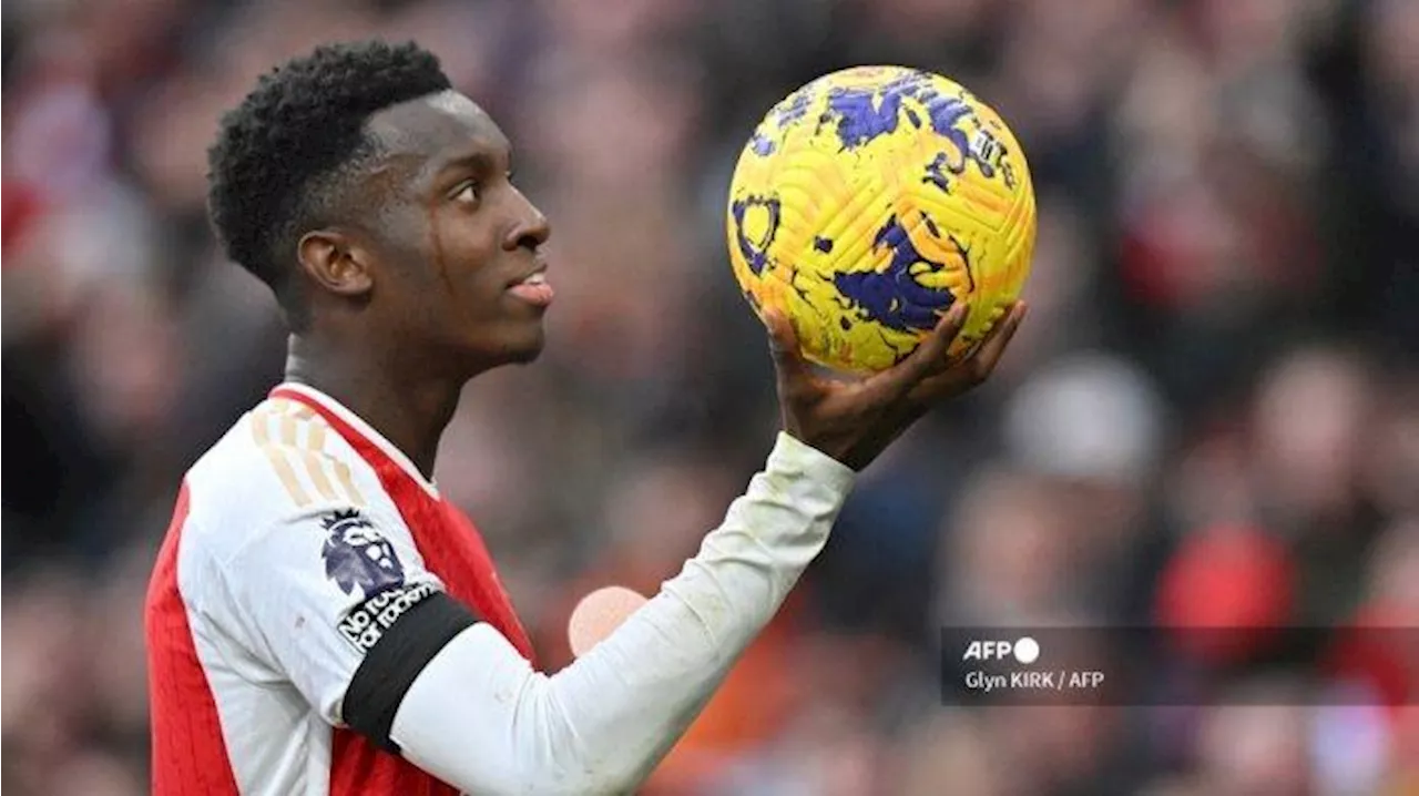 Eddie Nketiah Kerasukan Thierry Henry, Dongeng Indah Arsenal Belum Sirna di Liga Inggris