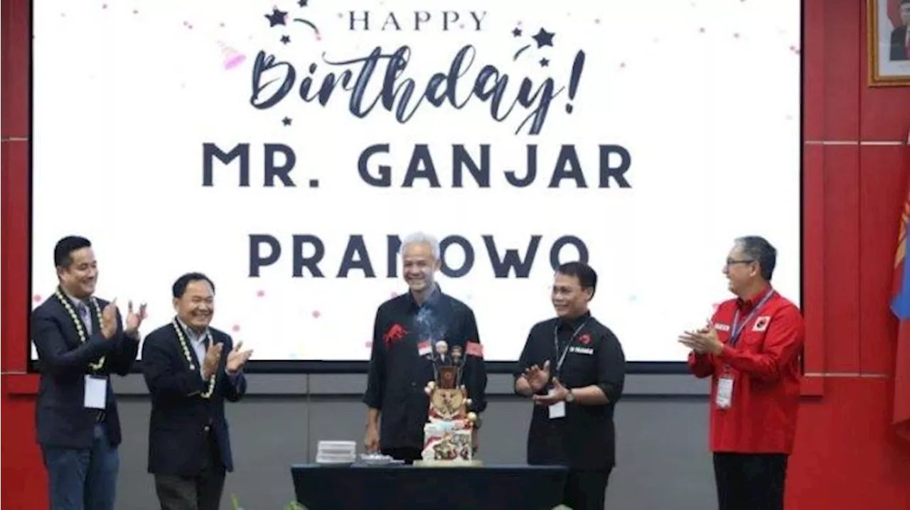 Sebelum Berikan Paparan ke Delegasi CALD Party, Ganjar Pranowo Dapat Kejutan Ultah Ke-55