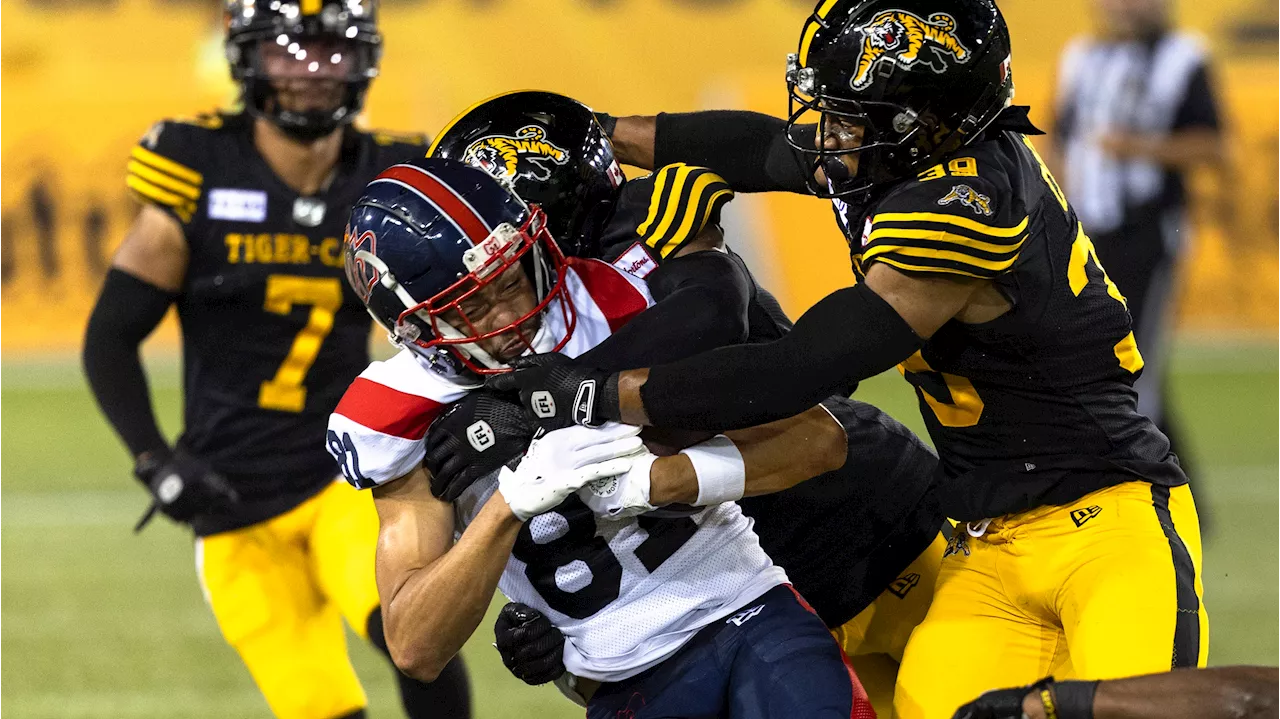 Alouettes and Ticats Rehearse for CFL Playoffs