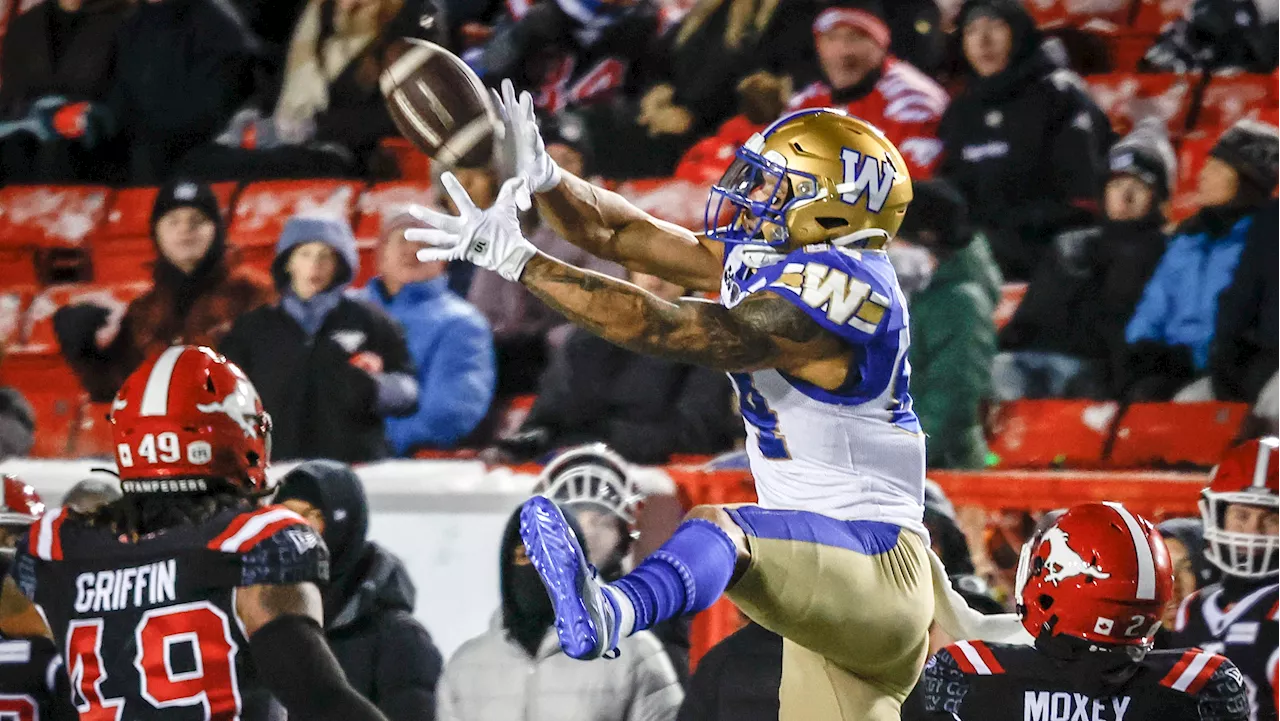 Winnipeg Blue Bombers Defeat Calgary Stampeders 36-13