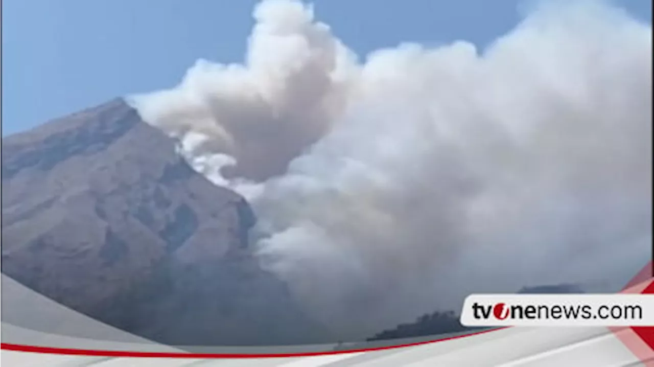 Kebakaran Meluas Hingga ke Puncak Gunung Merbabu, Dipicu Kencangnya Angin