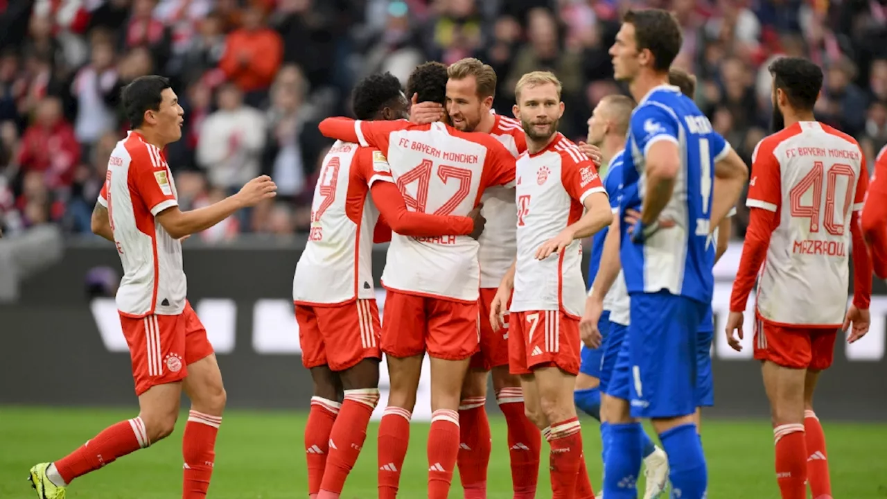 Bayern scoort in duel met 3 rode kaarten 8 (!) keer na rust; wereldgoal Kane