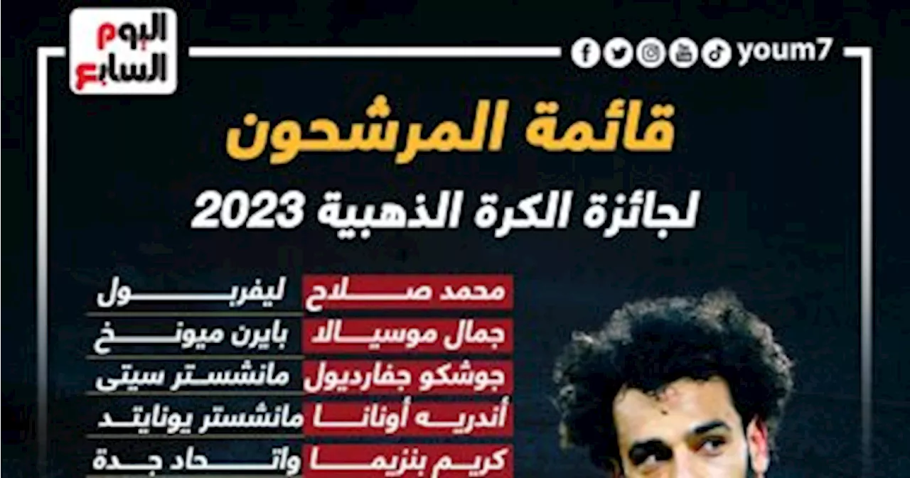 موعد حفل الكرة الذهبية 2023.. ميسي أبرز المرشحين ومحمد صلاح فى القائمة