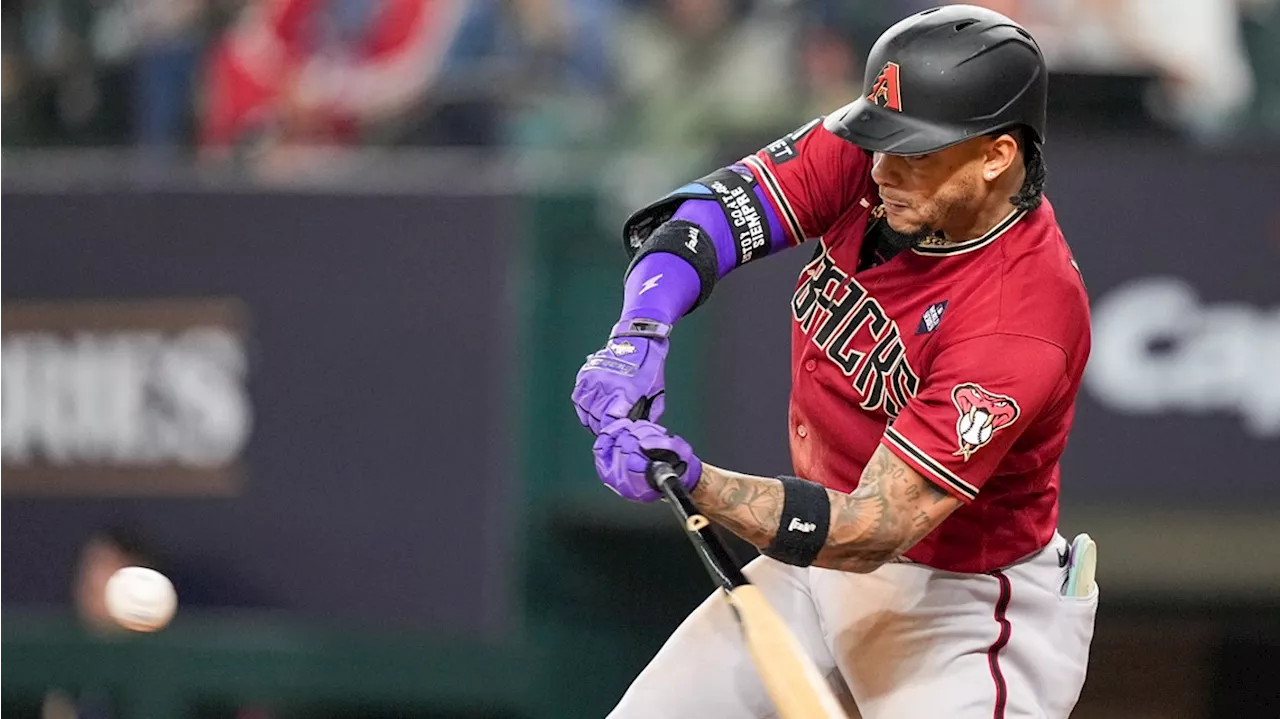 Ketel Marte looks to break postseason hitting streak record in Game 2 of World Series