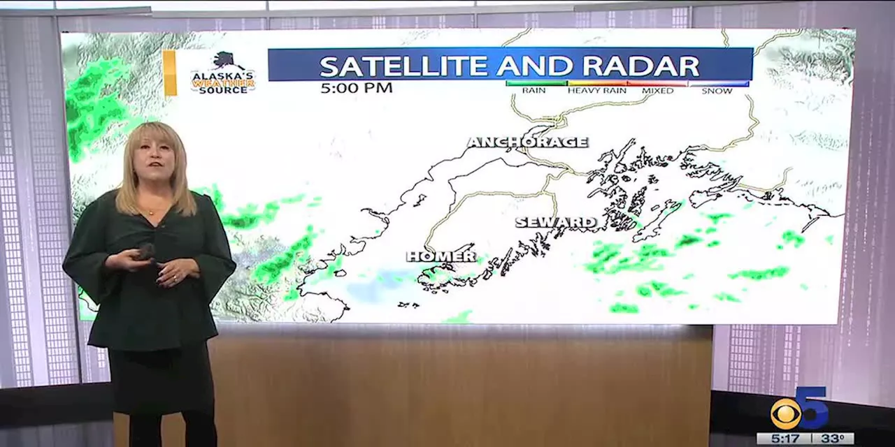 Mild temperatures for Southern Alaska