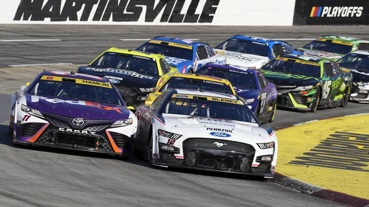 Blaney wins Martinsville and will race for 1st Cup title in NASCAR's championship