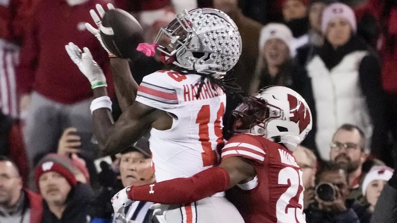 Harrison, Henderson lead unbeaten and No. 3-ranked Ohio State to 24-10 victory at Wisconsin