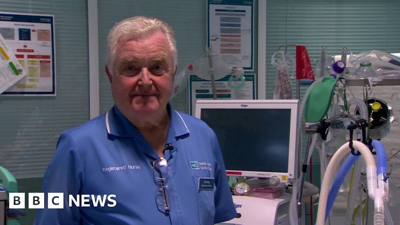 Nurse Jimmy Cooper, 80, has no plans to retire