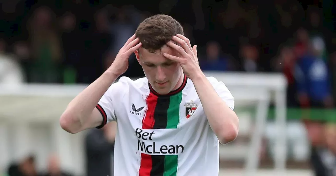 Glentoran provide Bobby Burns update following surgery