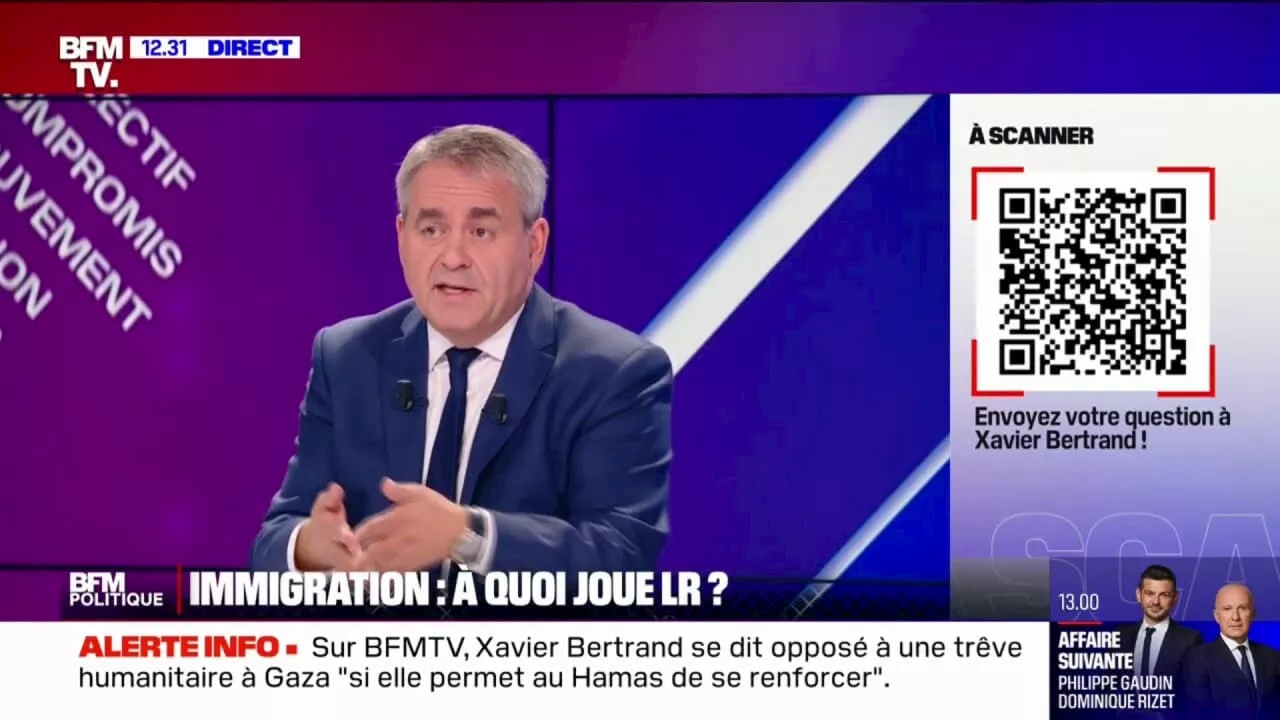 Projet de loi immigration: 'le droit automatique à la régularisation pose un vrai problème'