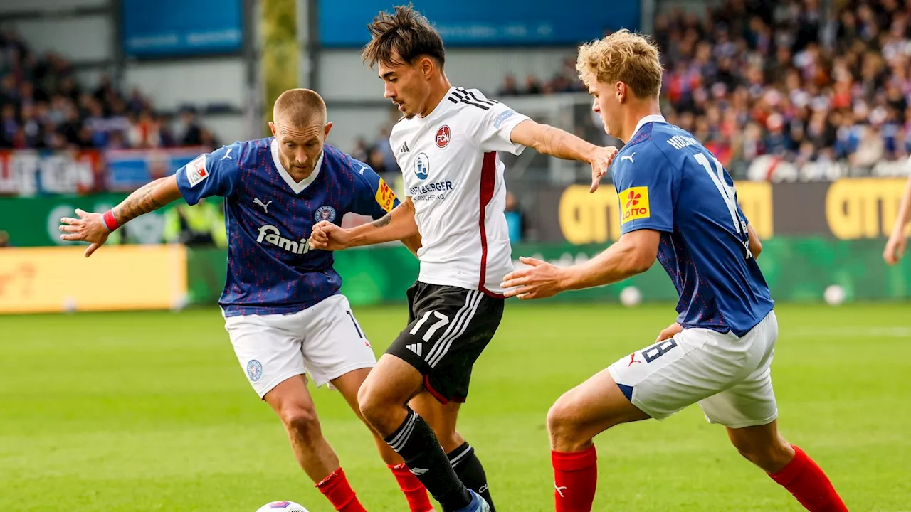 1. FC Nürnberg gewinnt verdient gegen Holstein Kiel