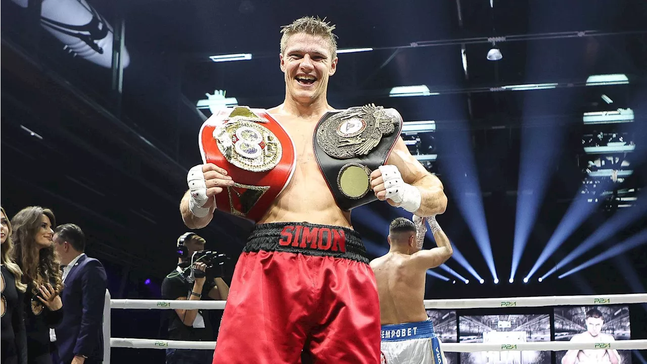 Boxer Simon Zachenhuber verteidigt EM-Titel durch K.o.-Sieg