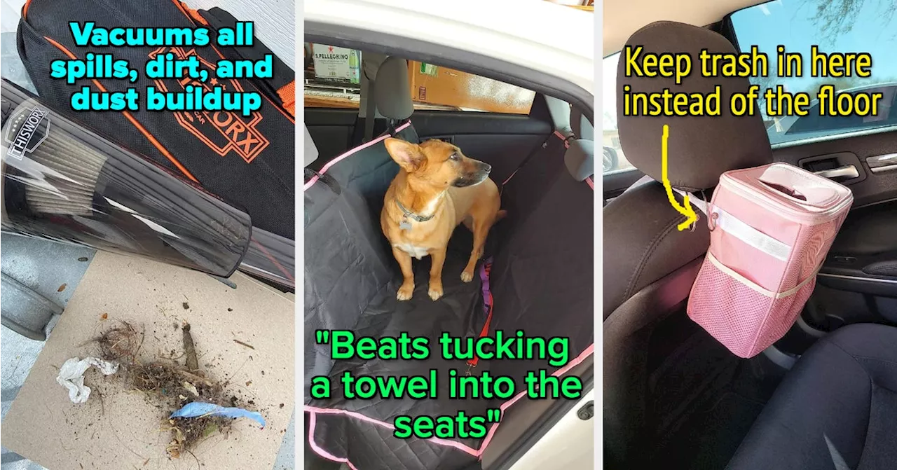 23 Problem Solving Products To Keep Your Car Clean