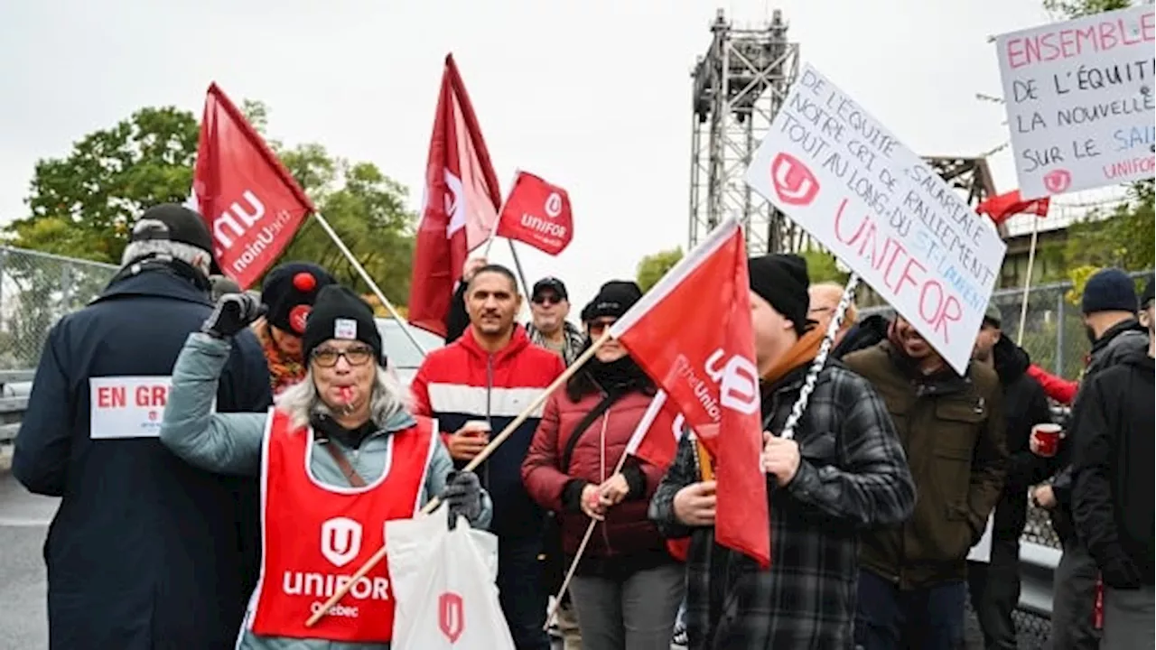 Unifor reaches tentative agreement with St. Lawrence Seaway