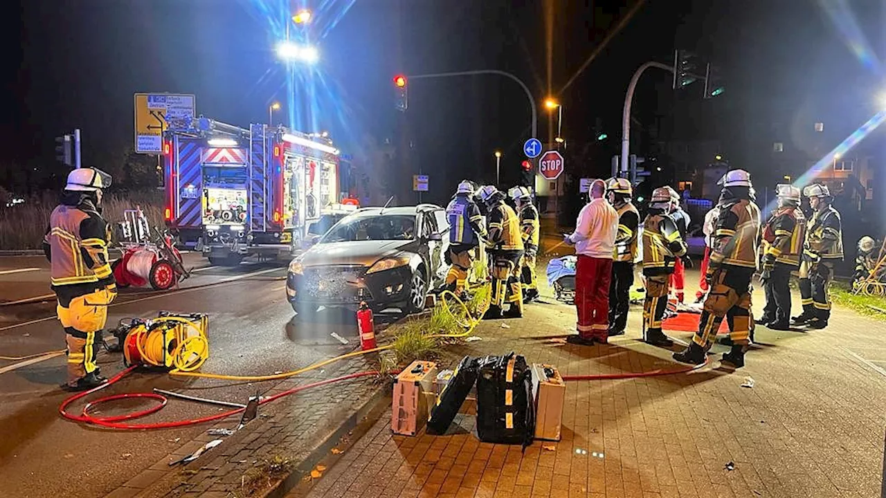 Schwerer Verkehrsunfall in Essen