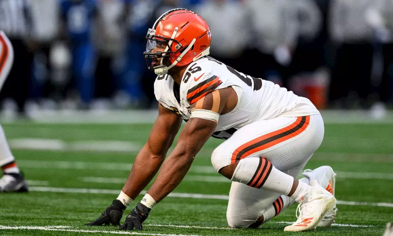 See Myles Garrett’s elaborate Halloween costume before the Browns take on the Seahawks