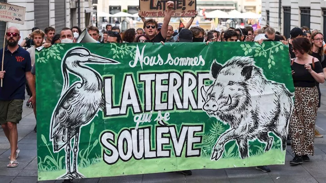 Le collectif des Soulèvements de la Terre en danger de dissolution