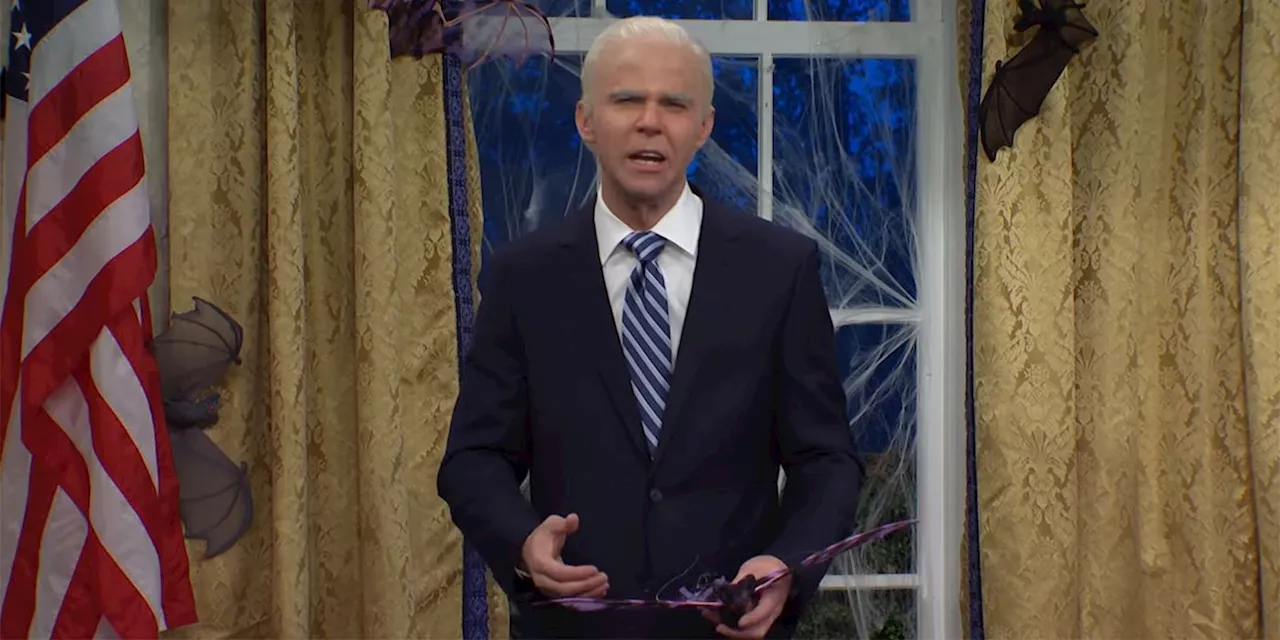 'SNL' Cold Open Gives Joe Biden a Mike Johnson Jumpscare