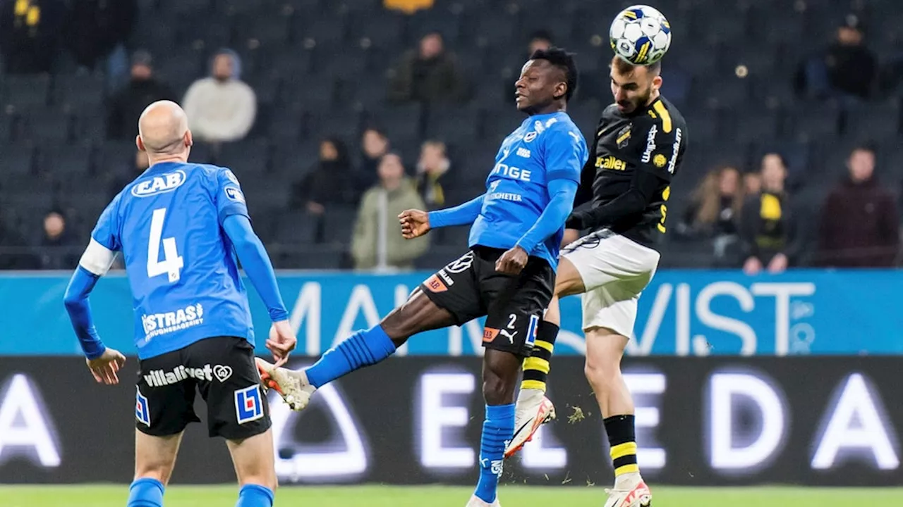 Bara kryss för AIK mot Halmstad – men närmre säkrat kontrakt