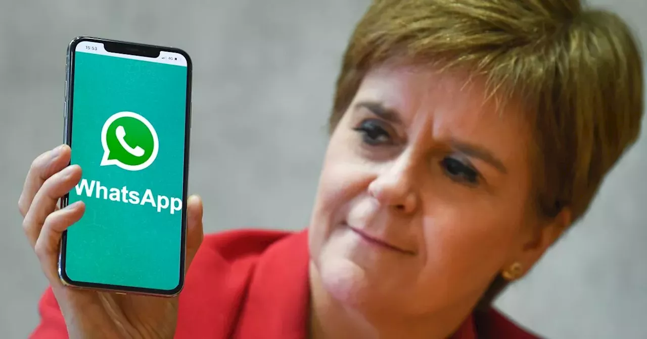 Nicola Sturgeon under fire over claims Covid WhatsApp messages were deleted