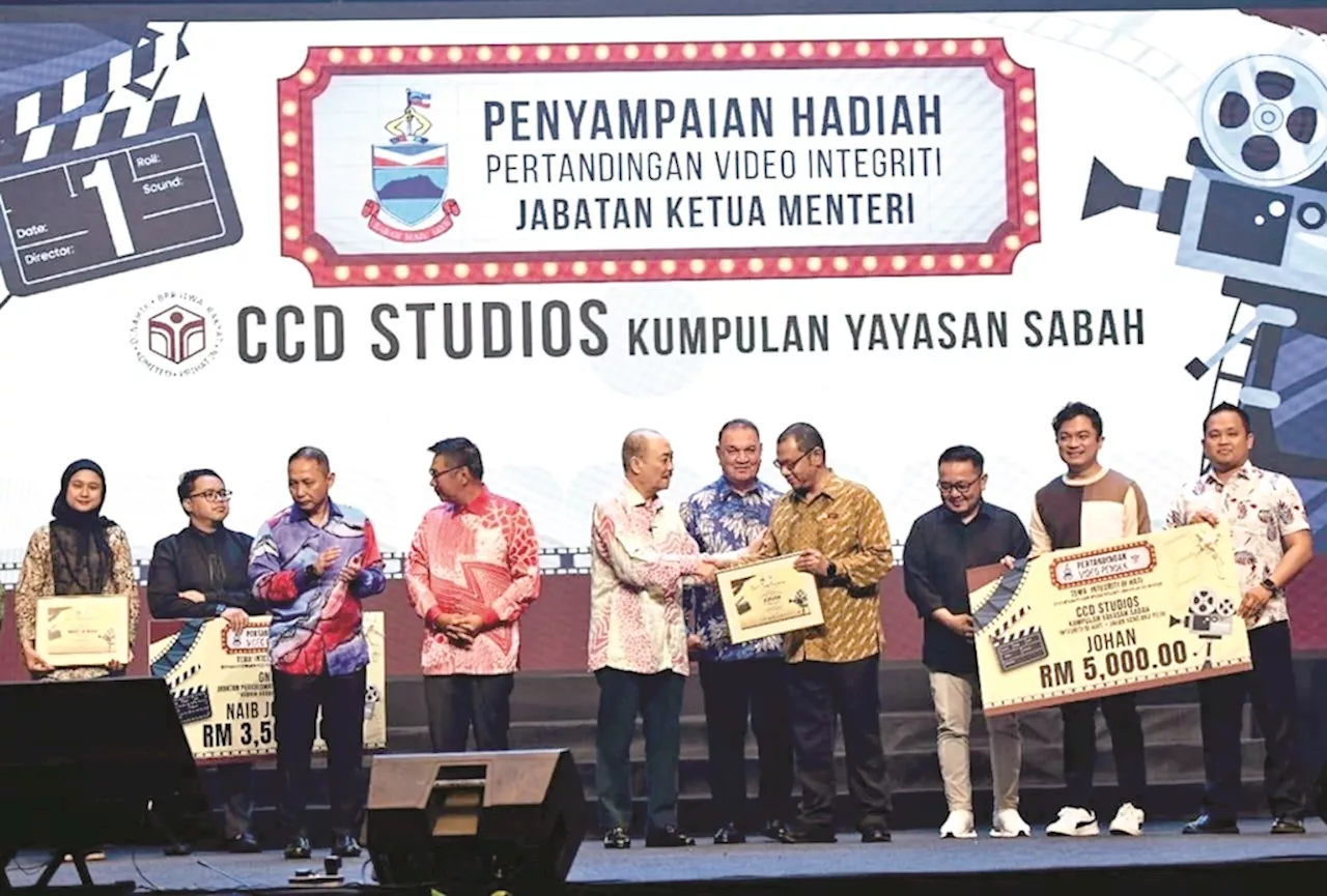 Yayasan Sabah Group triumphs in ‘Integrity in the Heart’ video competition